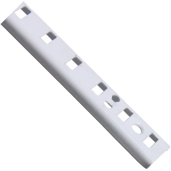 Knape & Vogt 255 Series 72 In. White Steel Mortise-Mount Pilaster Shelf Standard PK255WH 72 - main